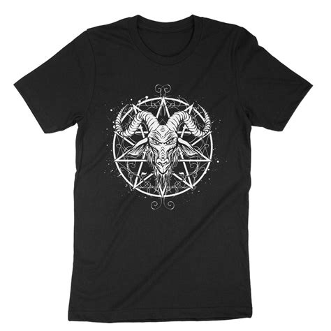 Baphomet Shirt Satanic T Shirt T For Atheists Occult Etsy