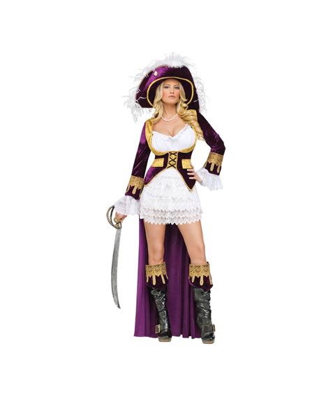Adult Caribbean Queen Pirate Sexy Costume Women Costumes