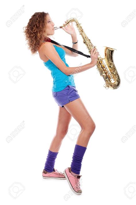 portrait of a woman playing the saxophone portrait women image photography