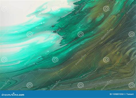 Art Photography Of Abstract Marbleized Effect Background Emerald Green