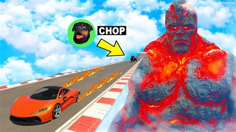 Experienced the battle of moba games on your phone. GTA 5 : LAVA GOD GIVE ME CHALLENGE & SAVE CHOP - YouTube