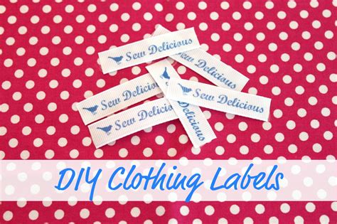 Make Your Own Clothing Labels On Your Computer And Printer With Ribbon