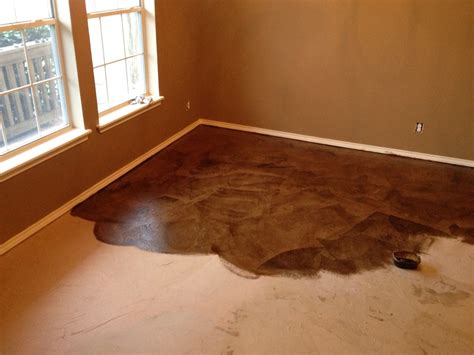 There are may options available for flooring your basement because almost any flooring material will work. DIY PAPER BAG FLOORS THAT LOOK LIKE STAINED CONCRETE ...