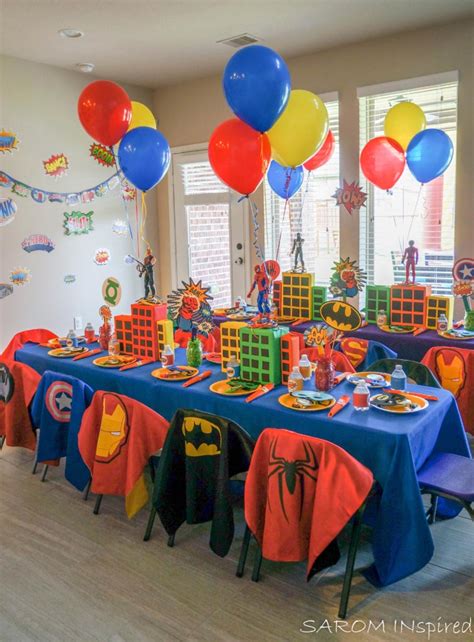 Superman Birthday Party Ideas Ann Inspired