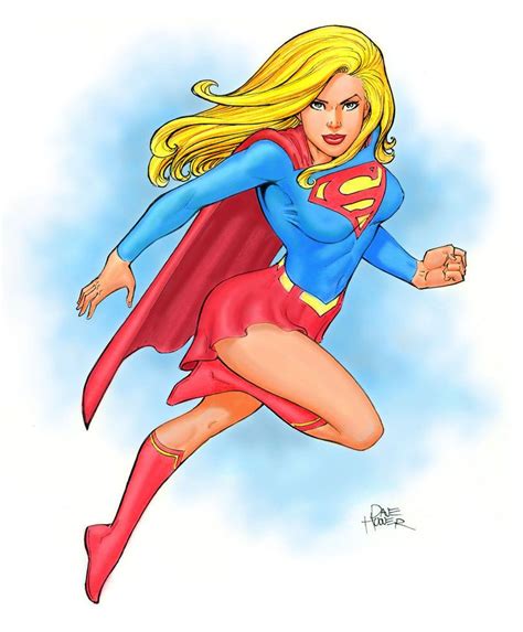Heres Another Supergirl This One An Old Sketch Livened Up A Bit With