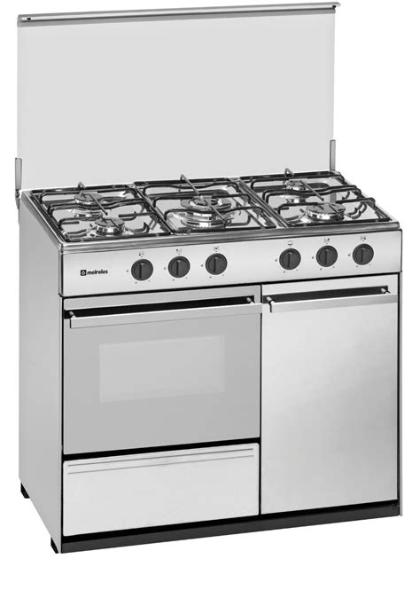 Cocina De Gas Butano Meireles G2950 Dv X 5 Fuegos Grill Gas Inox