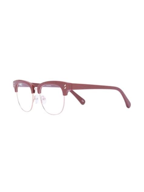 Stella Mccartney Eyewear Half Frame Glasses Farfetch