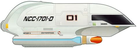 Type 7 Shuttlecraft Star Trek Uss Enterprise D Excelsior Class
