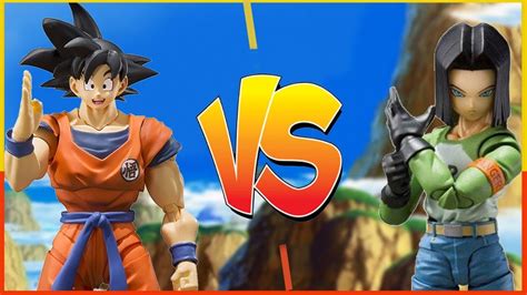 Dragon Ball Super Stopmotion Goku Vs Android 17 Youtube