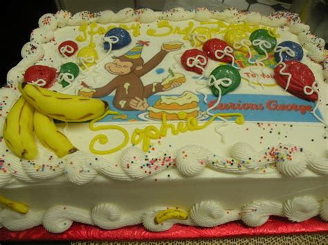 View our gallery of ryke's creations. Curious George. with fondant bananas. | Curious george ...