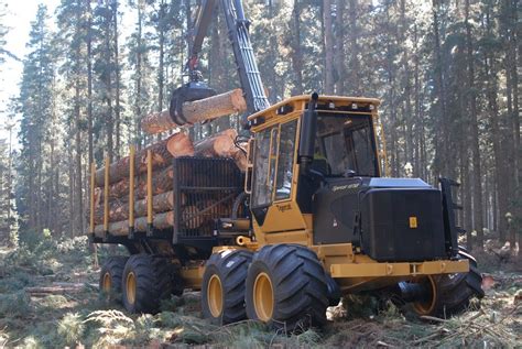 Tigercat 1075B Forwarder Forestry Equipment Logging Equipment Heavy