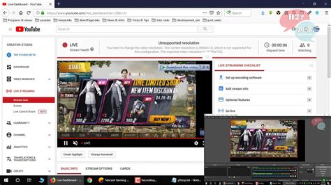 How To Easily Youtube Live Stream Pubg Mobile Tencent With