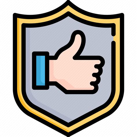 Guarantee Hand Shield Warranty Certificate Quality Approve Icon