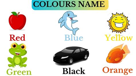 Colours Name Learn Colours Name For Kids Youtube
