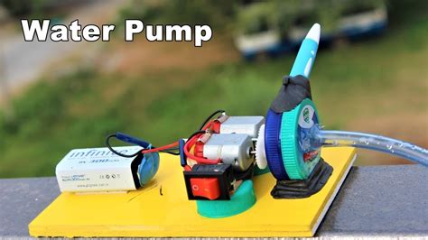 How To Make A Water Pump From Motor At Home Youtube