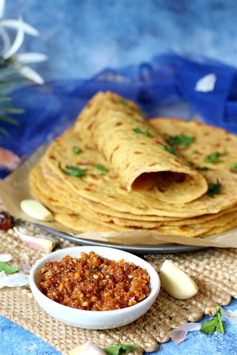 Besan Ki Roti Gramflour Flatbread Chili To Choc