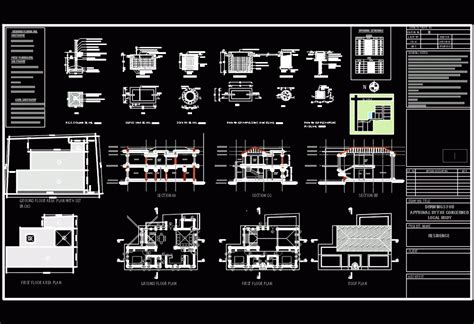 Autocad Drawing Dwg Contains A Simple Residential Site Layout Plan Photos