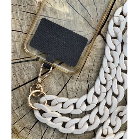 Bijou De Téléphone Portable Collier Chaine Grosse Maille