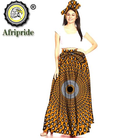 African Skirts For Women Maxi Skirt And Headwraps Set Dashiki Clothing