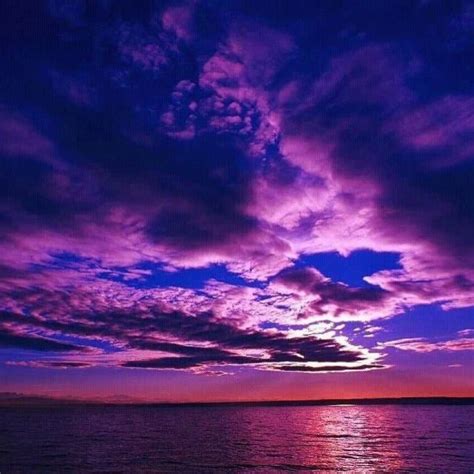 Purple Sky At Sunset Purple Sunset Purple Sky Sunset