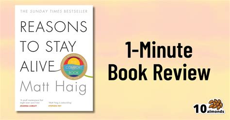 Reasons To Stay Alive By Matt Haig 10almonds
