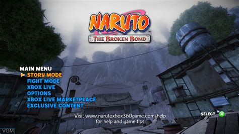 Naruto The Broken Bond For Microsoft Xbox 360 The Video Games Museum