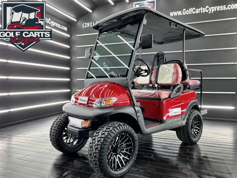 Golf Carts Of Cypress 2021 Electric Trojan Ev Red 4 Seater