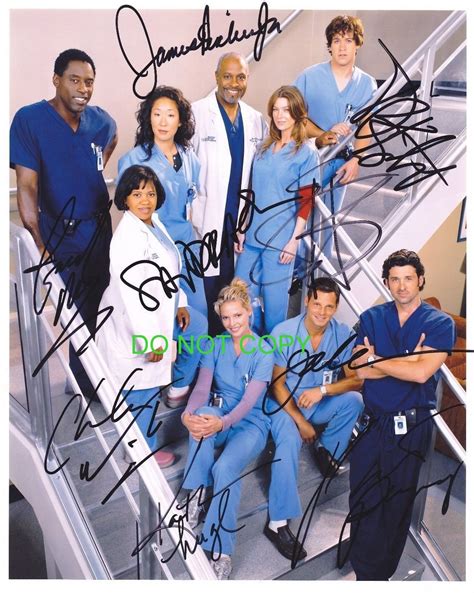 Grey's anatomy's ellen pompeo ponders the series' fate ahead of midseason return: Grey'S Anatomy Tv Show Cast Reprint Signed Autographed ...