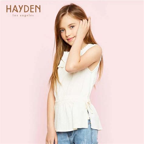 Buy Hayden Girls Summer Blouses Sleeveless Shirt Size