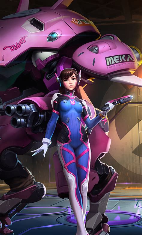 1280x2120 Dva Overwatch Fanart Iphone 6 Hd 4k Wallpapers Images Backgrounds Photos And Pictures