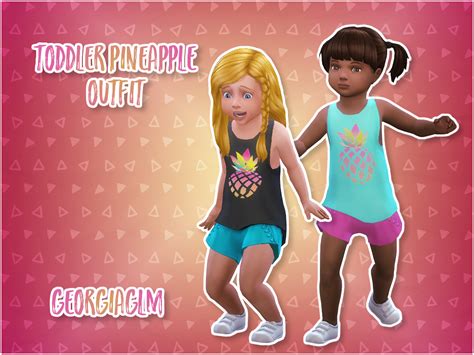 My Sims 4 Blog Toddler Clothing By Georgiaglm