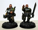 Bodyguard, Bodyguards, Cadians, Imperial Guard, Kitbash, Painted ...