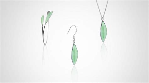 Leaf Redesign Of Chinese Style Jade Jewelry By Fan Deng At