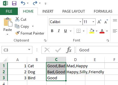 Excel How To Split Comma Separated Values Into Columns It