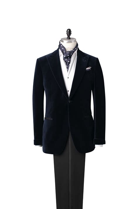 Holland And Sherry Midnight Blue Dinner Jacket By Knot Standard