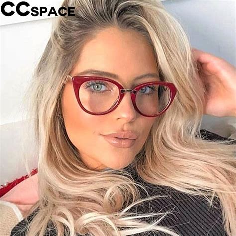 Sexy Red Cat Eye Glasses Frames Women Optical Glasses Fashion