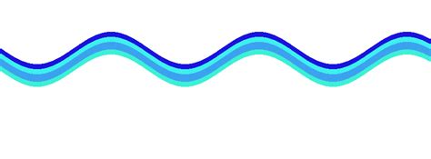Blue Wavy Line Png Clip Art Library