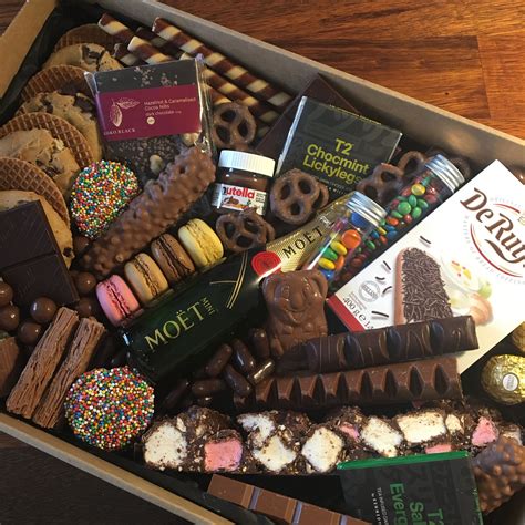 They'll get you (and your loved one) ready for date nights, cozy netflix days, and sweet do you crave chocolate regularly? Chocolate dessert box , platter box or a Chocolate grazing ...