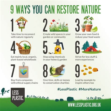 9 Ways You Can Restore Nature Less Plastic
