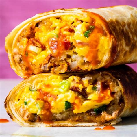 Breakfast Burritos With Bacon And Crispy Potatoes Americas Test