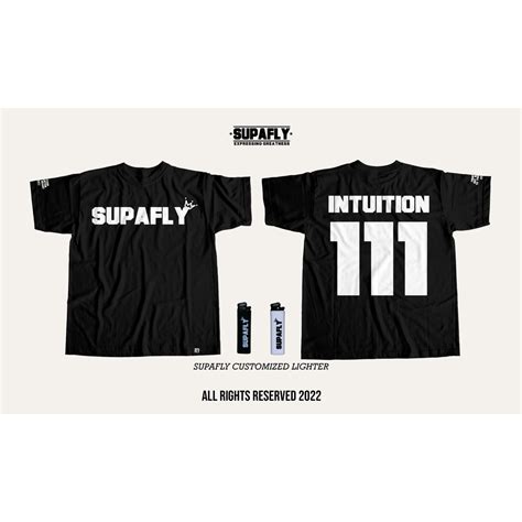 Supafly Og Logo Intuition Black With 1 Customised Lighter