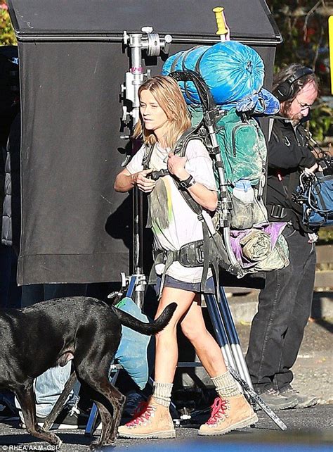 reese witherspoon hits the trail on the set of her new film wild new movies reese witherspoon