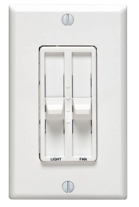 Leviton Decora Dual Quiet Fan Speed Control 15a And Dimmer Single Pole