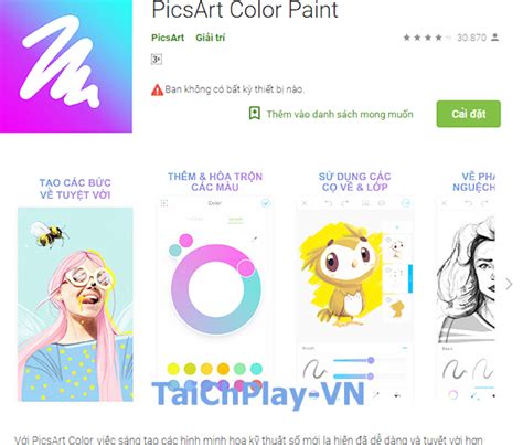 Picsart Color Paint Apk Cho Android Tải Miễn Phí Chplay Tải Ch