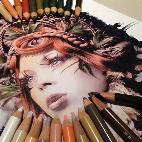I want to have a coloured background for this artwork. Pencil and Ink: the amazing photorealistic drawings by ...