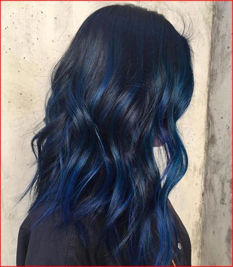 50 Blue Hair Highlights Ideas Hair Colour Style Blackhair Hair