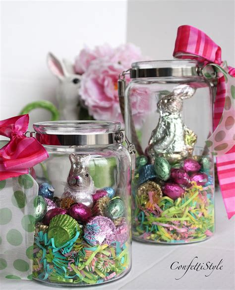 Diy Easter Candy Jars Easter T Idea Confettistyle