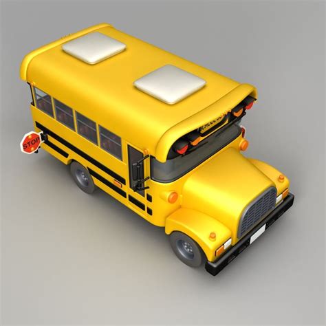 Autobús Escolar Modelo 3d 50 Obj Free3d