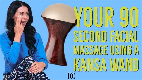 Your 90 Second Facial Massage Using A Kansa Wand Youtube