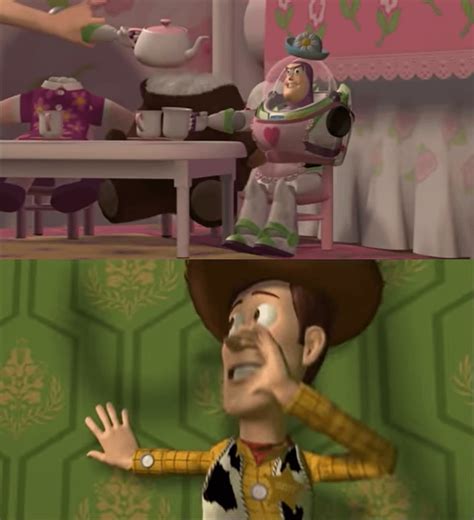 In The 1995 Animated Hit Toy Story Woody Can Be Heard Yelling Hannah